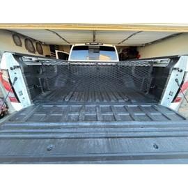 EACCESSORIES EA Trunk Organizer Cargo Net for Chevy Colorado GMC Canyon 2015-2023 - Envelope Style Cargo Net for Pickup - Premium Mesh Car Trunk Organizer - Compatible with Colorado Canyon