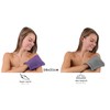 10 Piece Set Wash Mitts Premium, Colour: purple and anthracite,