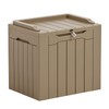 Greesum 31 Gallon Resin Deck Box Large Outdoor Storage for