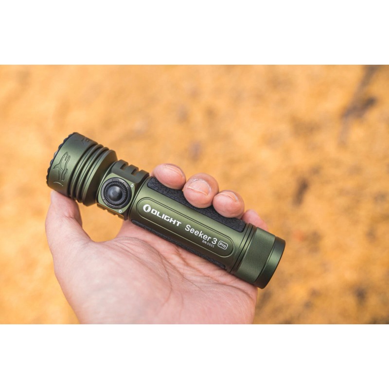 Olight Seeker 3 Pro OD Green Rechargeable Waterproof Flashlight, 4200