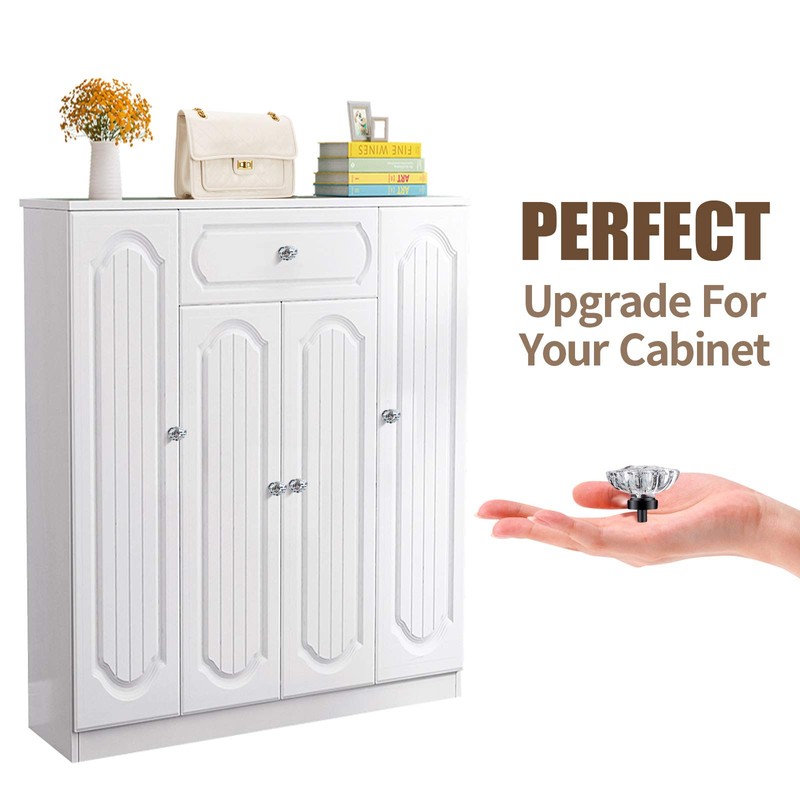 Glass Crystal knobs for Dresser Drawers Cabinet,Crystal Knobs Drawer Knobs