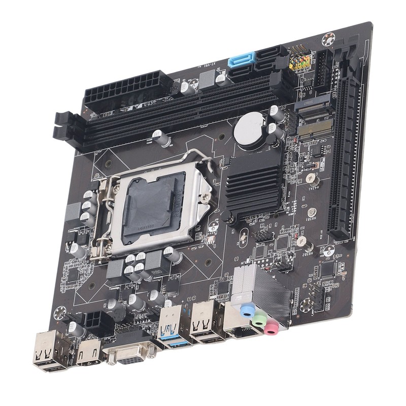 B75 Gaming Motherboard with M.2 Ports Dual Channel DDR3 for