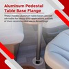 TonGass (2-Pack, Sliver) Aluminum RV Table and Floor Mounting Base