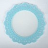 Antique Lace Wind Vinyl Coasters Clear x Blue Diameter 100 mm