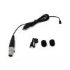 GTD Audio Black Lavalier Lapel Mic w/ 3-pin mini XLR