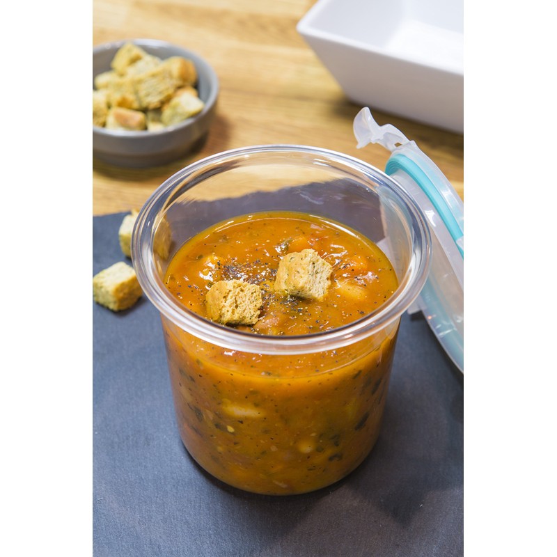 LOCK&LOCK(ロック&ロック) テーブルトップコンテナー スクエア LBF211 ALL2001 クリア