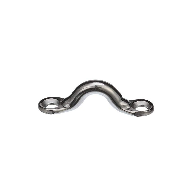 Seachoice Multi-Purpose Forged Stainless Steel 3/8 In. Eye Straps, Set