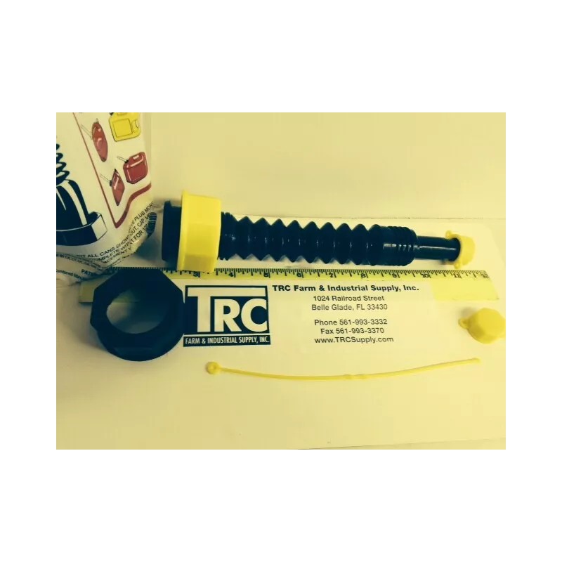 EZ POUR KIT JERRY CAN ADAPTER AND BLACK SPOUT KIT