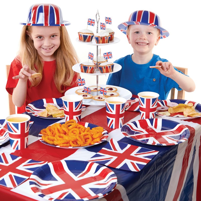 Baker Ross PJ144 Union Jack Table Covers - Pack of