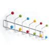 DESIGN DELIGHTS Colour Ball Wardrobe Rail Colourful Silver 50 x