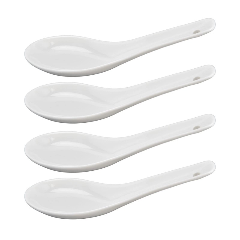 Cuchara de Cerámica conLargo, Elegante, Simple, de Mano de Obra