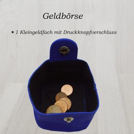 Small Shake Purse Coin Purse Women Children Real Leather Party Purse, blue