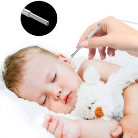 3-in-1 Earwax Remover Otoscope 4.3mm HD Wireless Ear Endoscope Camera Rated IP67 with 6 LED Light for Children and Adults Compatible with Android, Windows