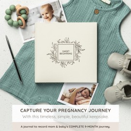 Keepsake Pregnancy Journal to Cherish Forever - A Pregnancy Book to Capture Every Milestone of Mom & Baby’s 9-Month Journey - Pregnancy Baby Journal For Expecting First Time Moms & Experienced Moms