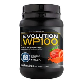 Evolution Proteina Suero De Leche (whey) Wp100 800 G Fresa Fresa                                                                                      