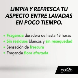 Shampoo en Seco Extra Fresh 200Ml Got2b                                                                                                               