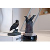 EASCHEER Raven On Rock Statue 3" Gothic Crow Scavenger Bird