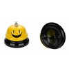 2Pcs Yellow Smiling Face Desk Bell,Call Bell for Hotel Restaurant