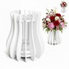 Set di vasi in legno, 11,9 x 11,9 cm, per