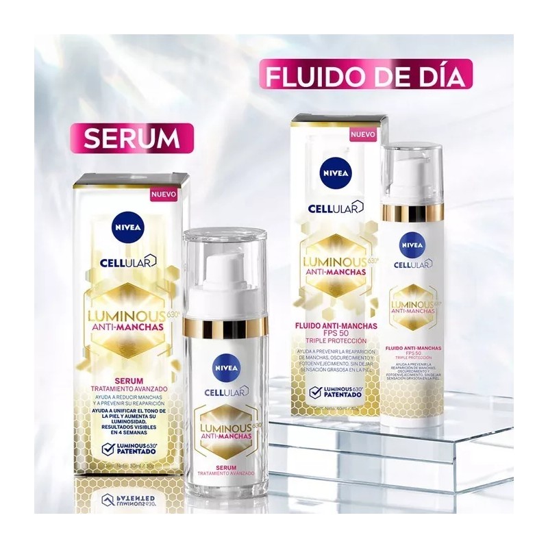 Nivea Fluido Facial Nivea Cellular Luminous630 Anti Manchas Fps50