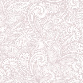 LEECICILE Peel and Stick Wallpaper Boho Pink and White Wallpaper Modern Pattern Contact Paper Embossing Self Adhesive Removable Waterproof Wall Paper for Bathroom Bedroom Decor 17.3" X 197"