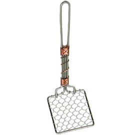 Nagao Copper Rolled Hand Woven Tofu Scooping Ami, Square, Made in Japan