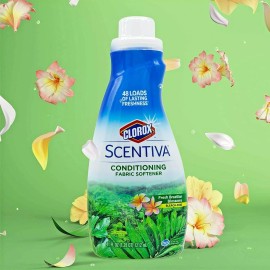 Clorox Scentiva Conditioning Fabric Softener Fresh Brazilian Blossoms 48 Loads