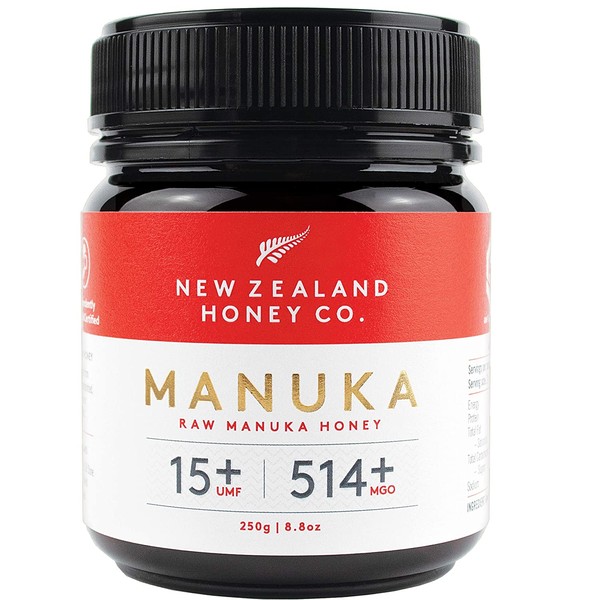 New Zealand Honey Co. Raw Manuka Honey UMF 15+ | MGO 514+, 8.8oz / 250g