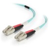 UD_C2G 10m LC-LC 50/125 Duplex Multimode OM4 Fiber Cable - Aqua - 33ft