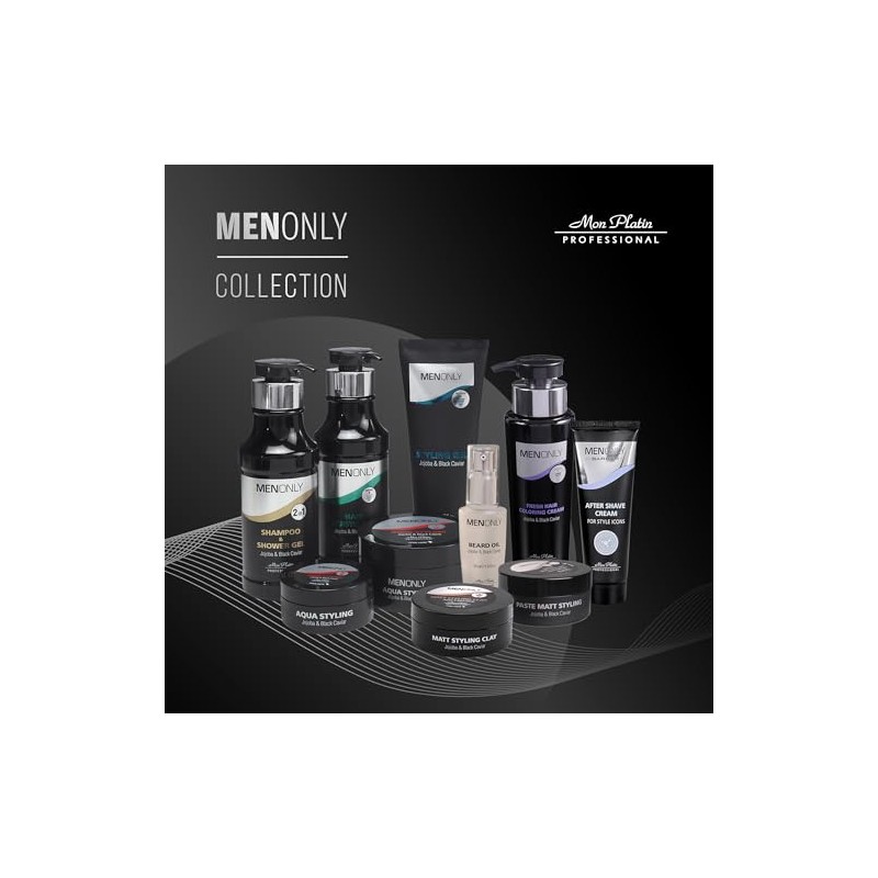 Mon Platin Professional Beard Oil Jojoba and Black Caviar Men