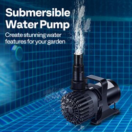 VIVOHOME 310W 5300GPH Submersible Water Pump with 180° Adjustable Water Outlet, 20ft High Lift for Waterfall Fountains Fish Tank Pond