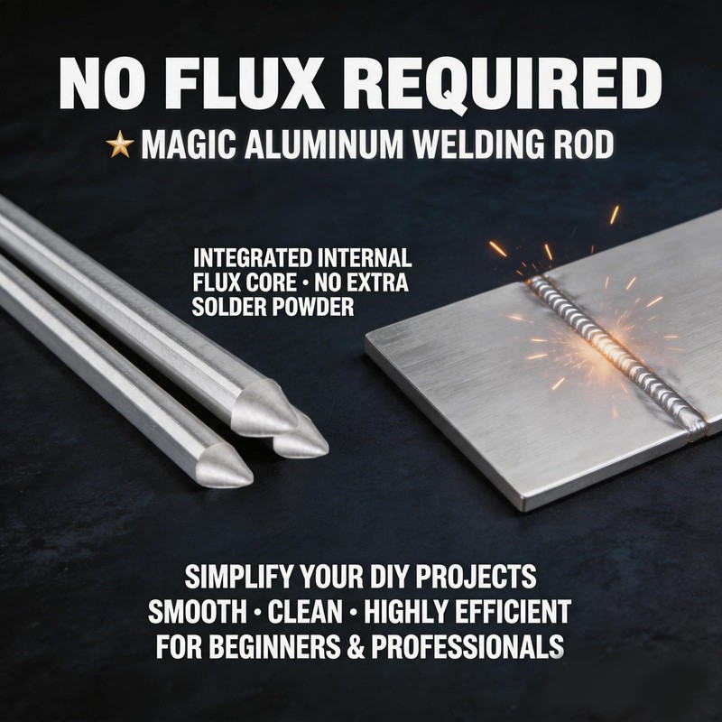 18Pcs Low Temperature Welding Rods, Aluminum Solder Bars with Flux