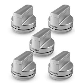 W11101439 Oven Range Burner Control Knob Compatible with Maytag MGR6600FZ0 MGR6600FB0 MGR7700LZ1 Gas Stove, Ultra Heat Resistant Stove Surface Burner Knob Replaces W11101439, 5 PCS
