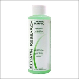 Keratin Research Clarifying Shampoo for Brazilian Keratin Blowout Treatments 120ml Made in USA