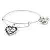 Alex and Ani Women's Army Mom Bangle Bracelet, Rafaelian Silver