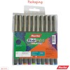 FibrePoint Fineliner Pens, MULTICOLOUR, Extra Fine Tip (0.5mm), Pack of