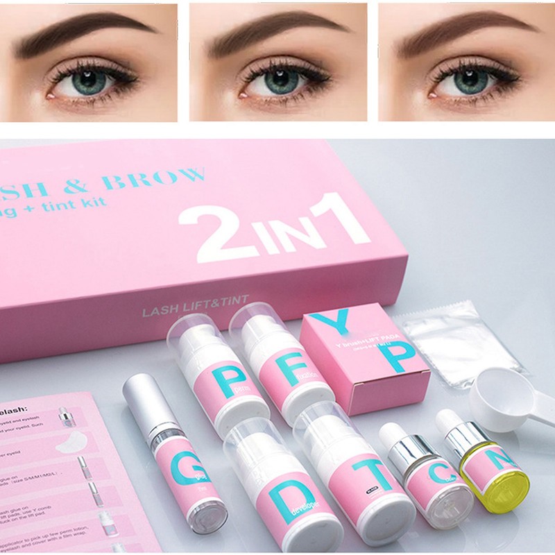 2 in 1 Lash Brow Lift Tint Kit Professional Complete