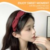 Bowknot Headband Rabbit Ears Headbands for Women Girls Knotted Bow