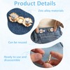 6 Pairs Daisy Waist Buttons for Tighten Pants, Jeans Tighten