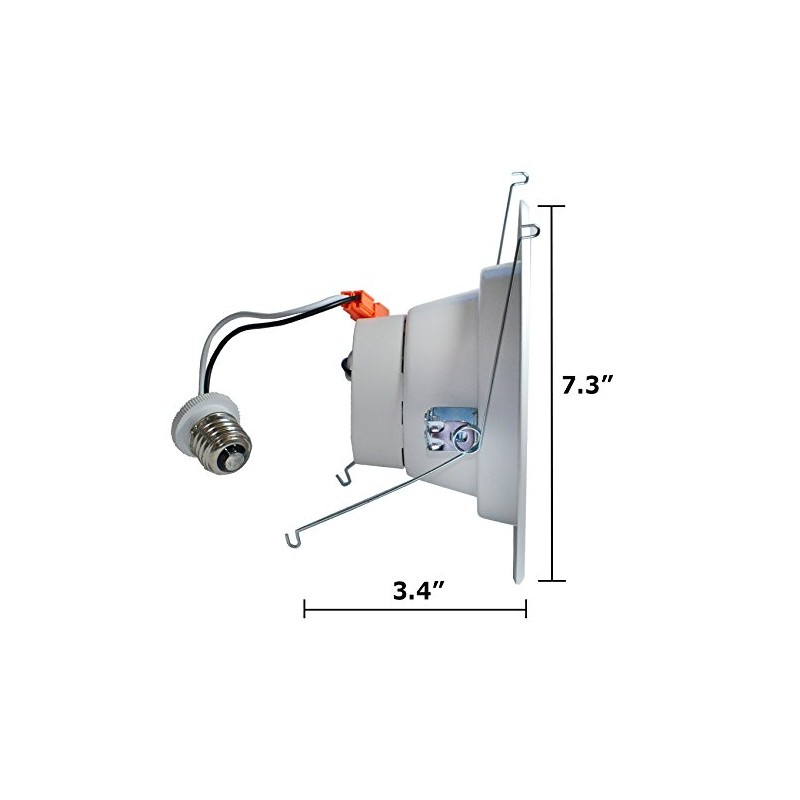5-6 inch Recessed LED 15W Soft White Retrofit Downlight Kit