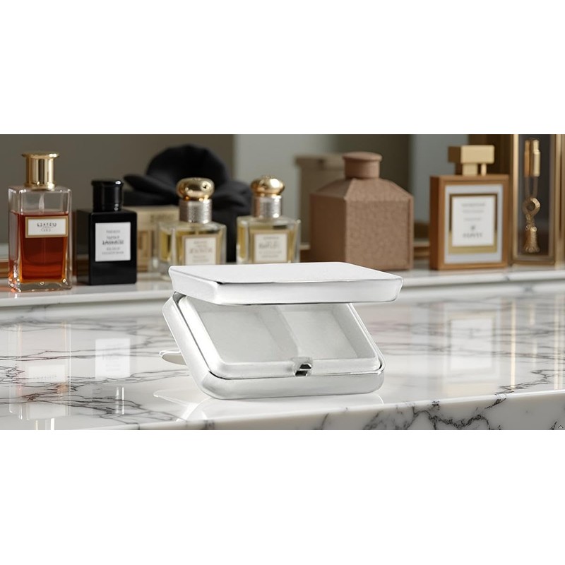 Pill Box Hamburg 6 x 4 x 1.5 CM Silver-Plated