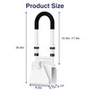 Adjustable Height Bathtub Handle Grab Bar, Bathtub Safety Rail &