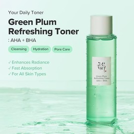 Beauty of Joseon Esencia Facial Refrescante de Tónico de Ácido AHA BHA de Ciruela Verde Hidratante con Exfoliación Suave de Ácido Salicílico para Todo Tipo de Piel, Cuidado de la Piel Coreano para