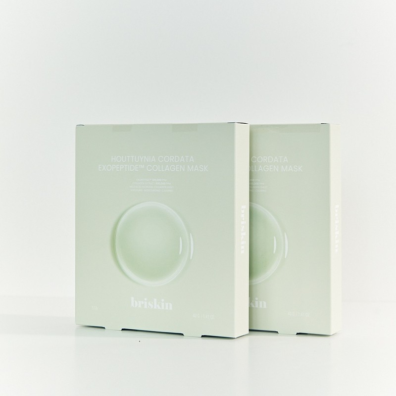Briskin Houttuynia cordata exosome collagen mask 5 sheets Collagen mask