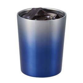 Bestco NM-172 Tumbler Convenience Store Cup, Coffee Compatible, 10.1 fl oz (300 ml), Cold Insulation, Vacuum Double Layer Structure, Gradient, Warm Blue