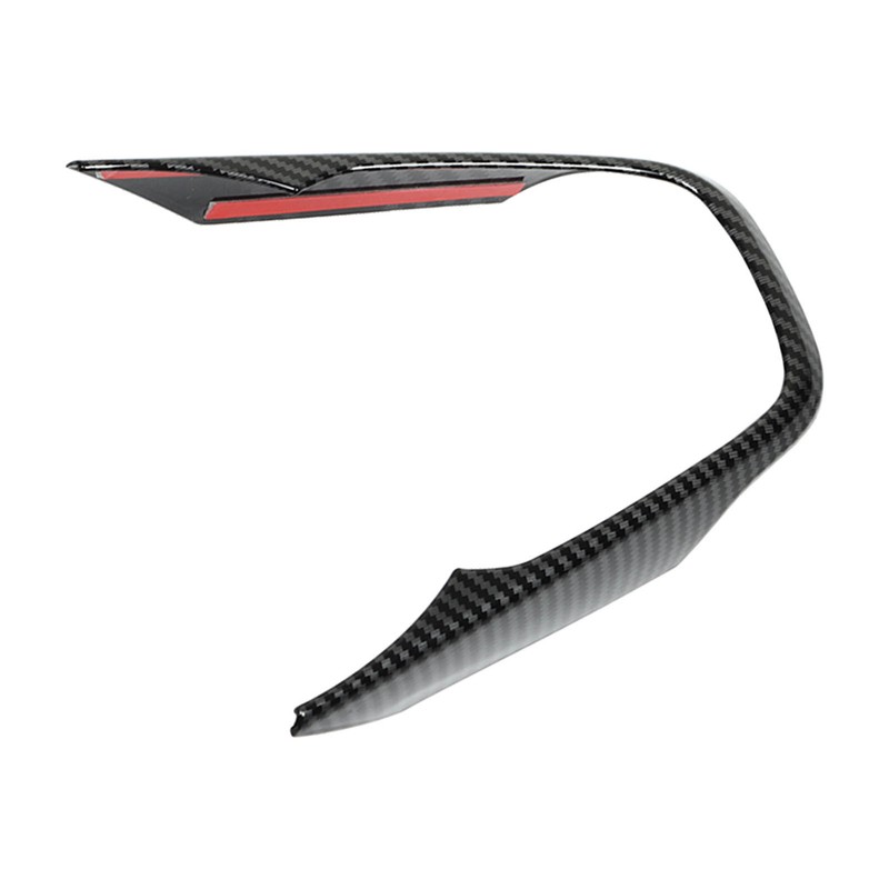 Steering Wheel V Shape Trim Panel Carbon Fiber Style Frame