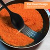 Large Silicone Cooking Spoon Set, 2 Pack Solid Slotted Spoon