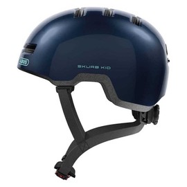 ABUS children's helmet Skurb Kid - robust bike helmet in skate style with room for a ponytail and various designs - for girls and boys - blue, size S