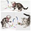cobee Cat Interactive Wand, Cat Rainbow Wand Toys Cat Wand