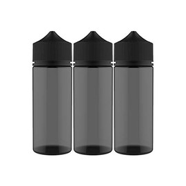 Chubby Gorilla - 120mL V3 - Black - PET Plastic Unicorn Bottle (3 Pack)